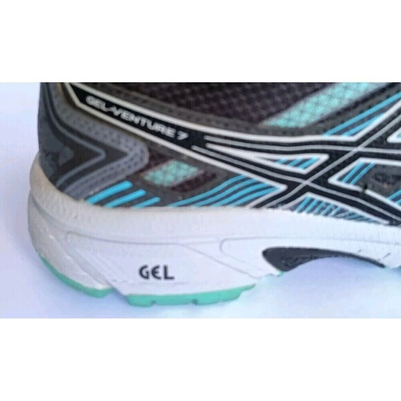 ASICS GEL-Venture Shoes Size 7.5 Gray Blue Athletic Running Sneakers Women's - Picture 5 of 6